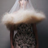 Ostrich Feather Veil